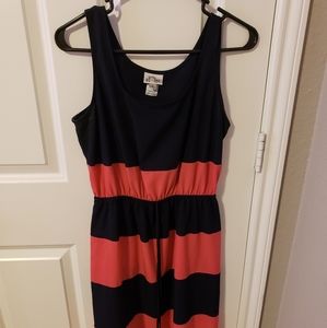 Navy Blue/Pink Dress